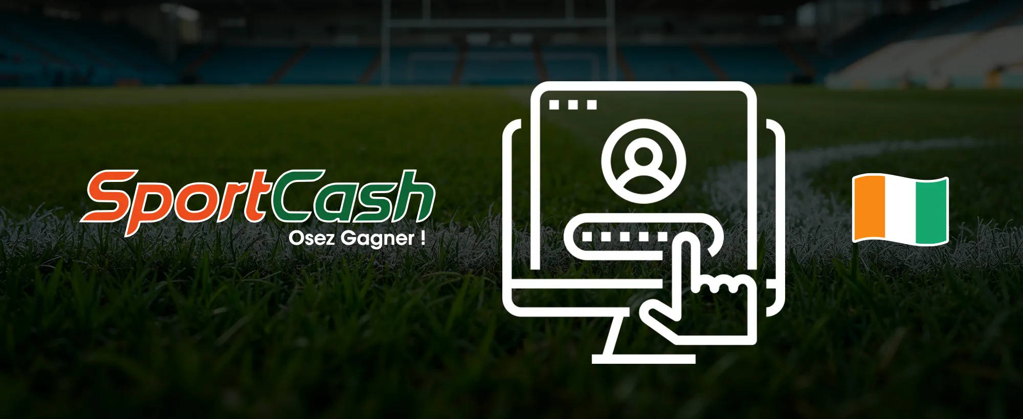 Sportcash.ci depuis un ordinateur — la version web