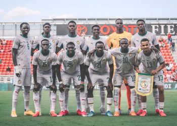 L'équipe du Sénégal. Source photo : page officielle de la Fédération Sénégalaise de Football sur Facebook