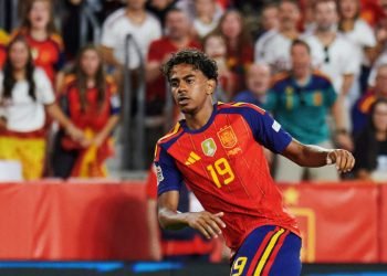 Lamine Yamal. Page officielle de l'équipe d'Espagne sur Facebook